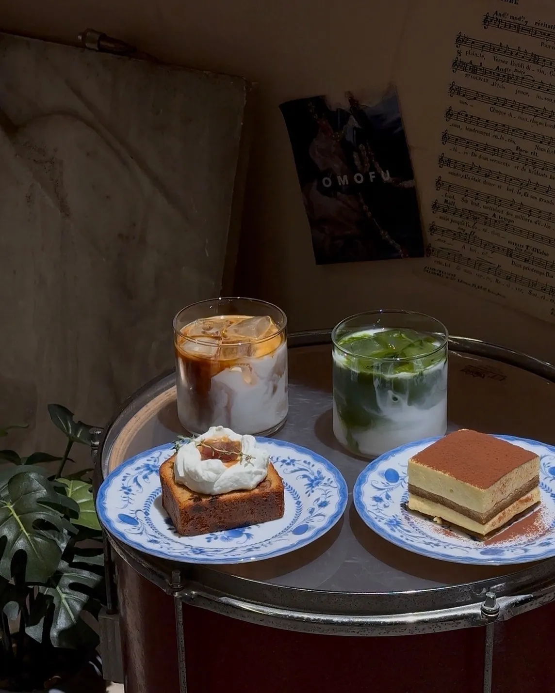 いちじくパウンドケーキ・コーヒーティラミス